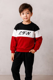 Fleece Fabric Land Style Printed Kids Winter Suit ( Each )
