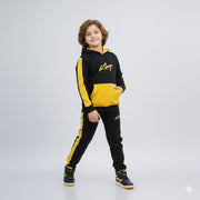 Yellow King Printed Hoodie Winter Suit (Each)