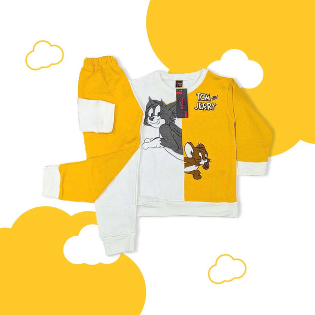 Tom and Jerry Printed Kids Winter Suit